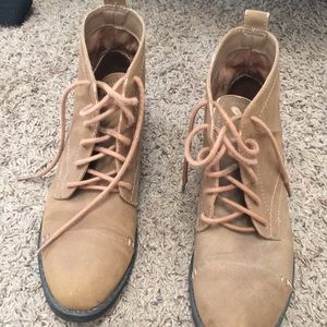 Lace up ankle boots
